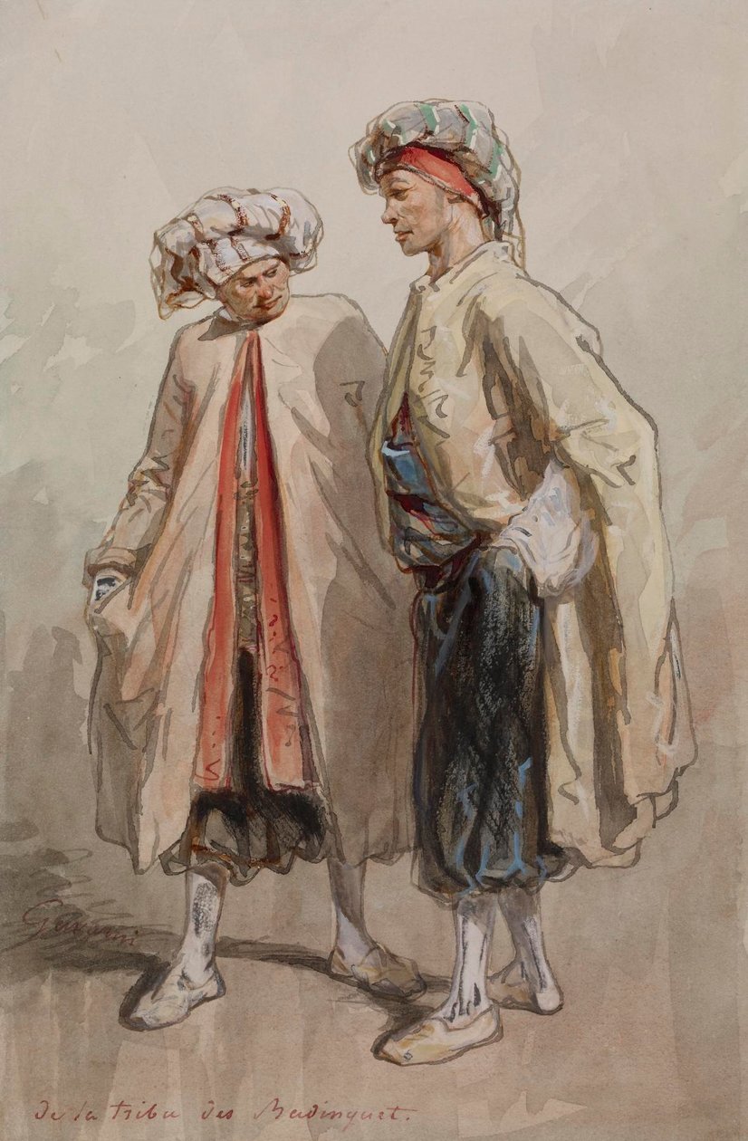 Conversazione (De la tribu des Badinguet) da Paul Gavarni