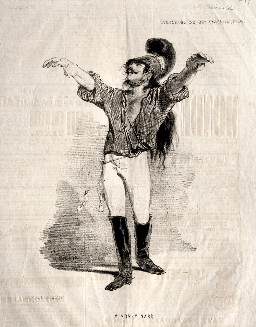 Ricordi del Bal Chicard: Mignon-Minard da Paul Gavarni