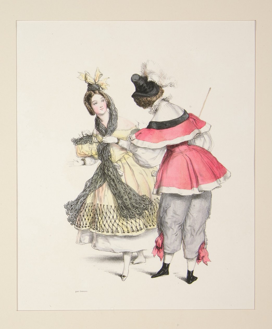 TRAVESTIMENTI ORIGINALI per i balli del 1834. Nn. 3 e 4. da Paul Gavarni