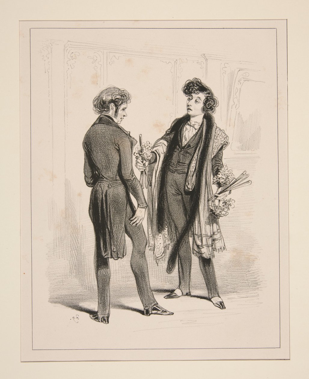 Teatro del Vaudeville. Le Plastron... da Paul Gavarni