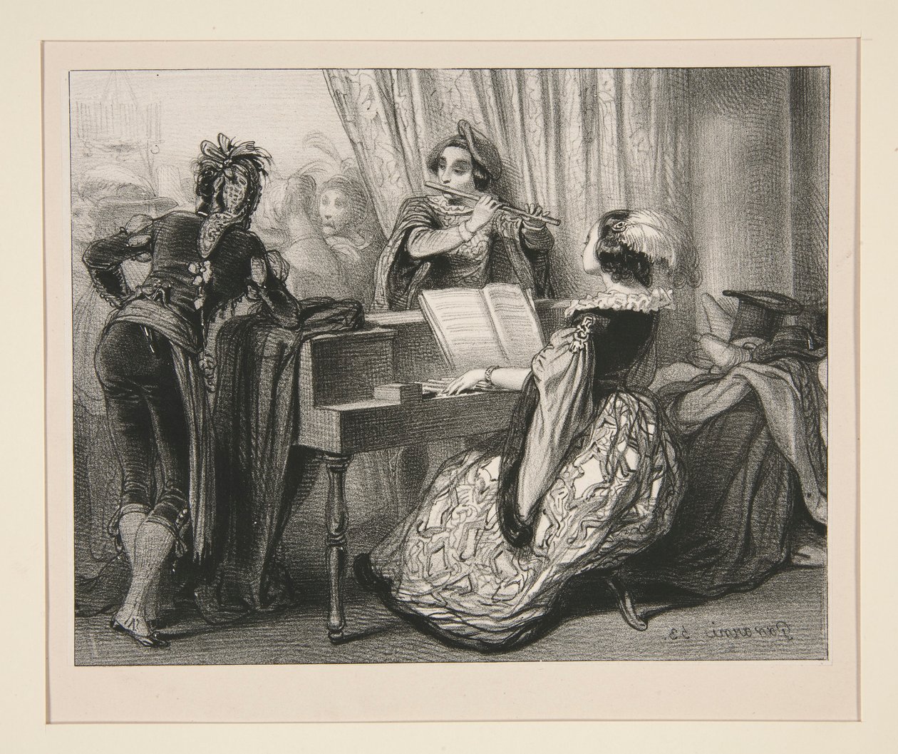 Un ballo in maschera da Paul Gavarni