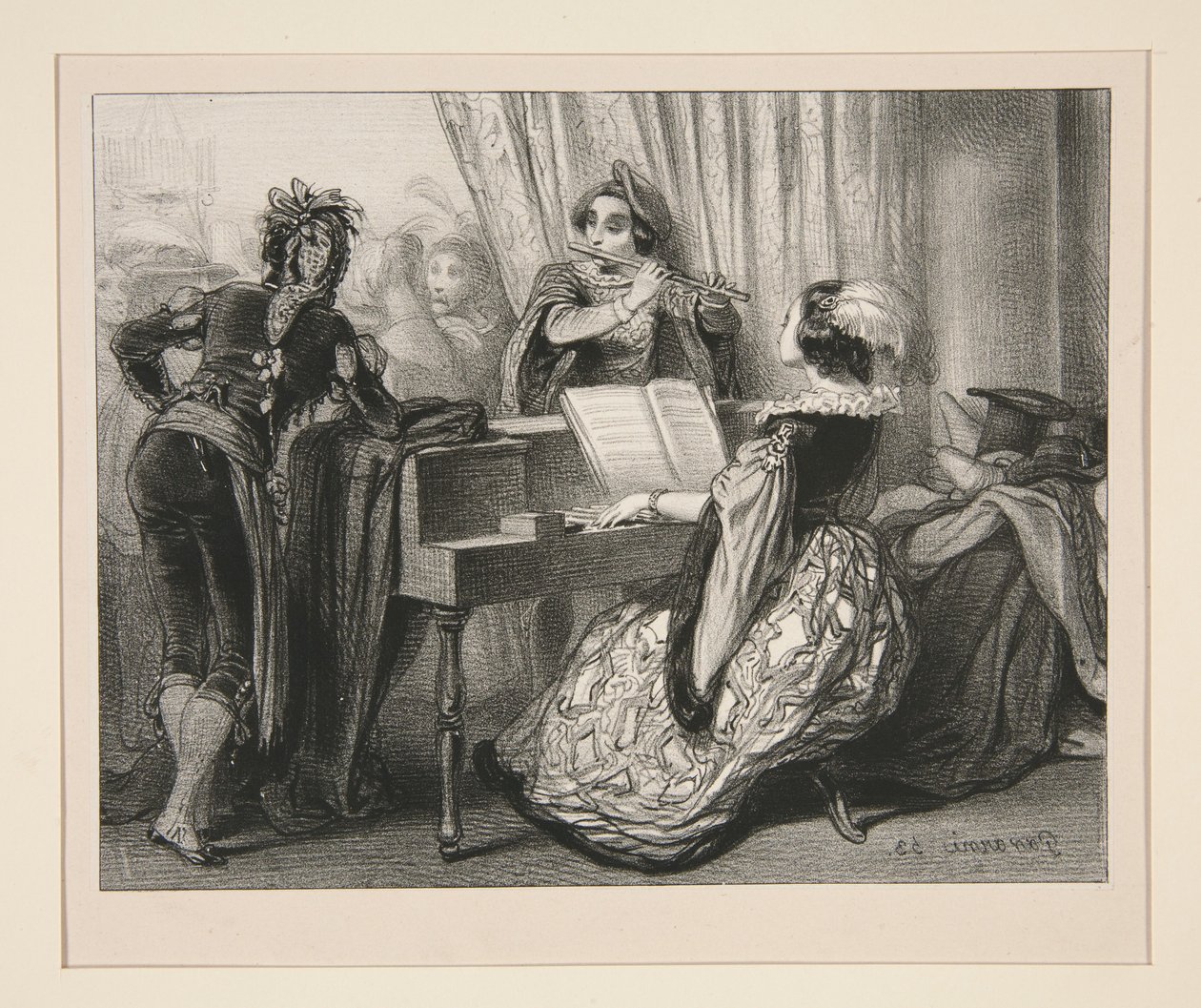 UN BALLO IN MASCHERA. da Paul Gavarni