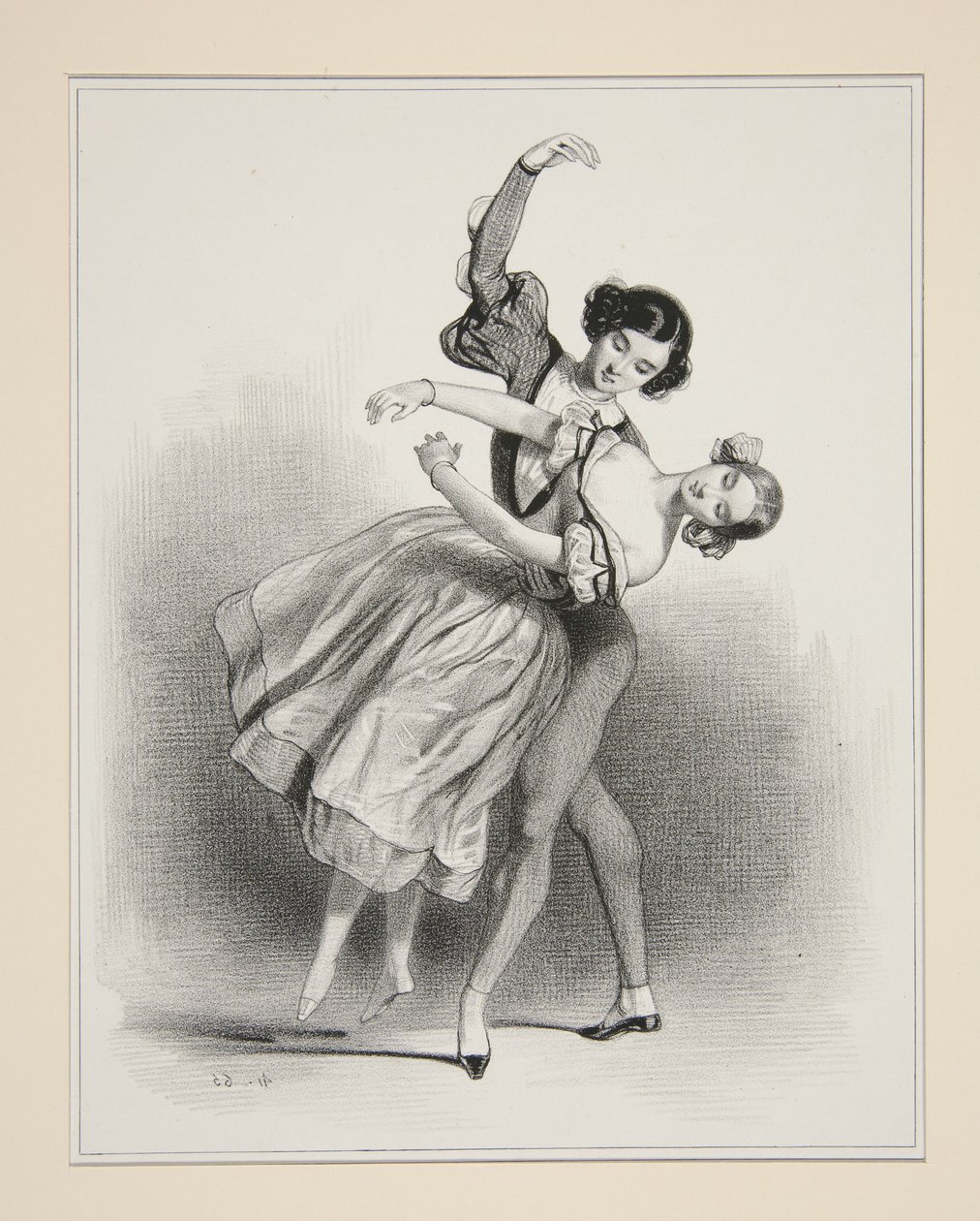 Il valzer di Giselle da Paul Gavarni