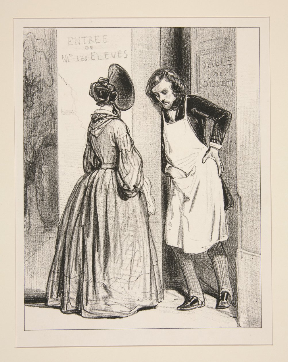 Da otto mesi, Auguste, mi promettete una mantellina... da Paul Gavarni