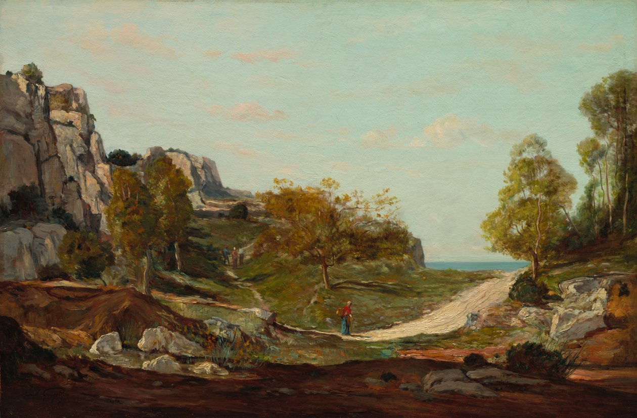 Paesaggio a Saint-André, vicino a Marsiglia da Paul Guigou
