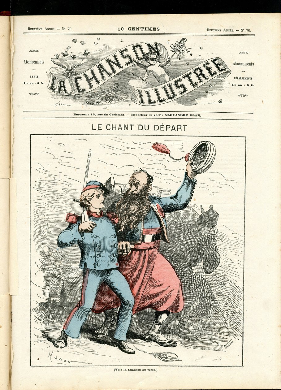 La Chanson illustrée (rivista), numero 70 da Paul Hadol