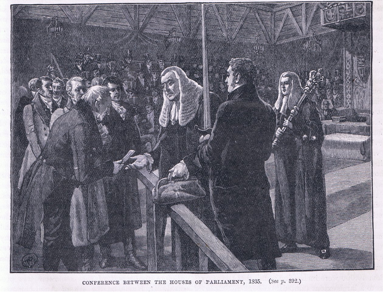 Conferenza tra le Camere del Parlamento AD 1835 da Paul Hardy