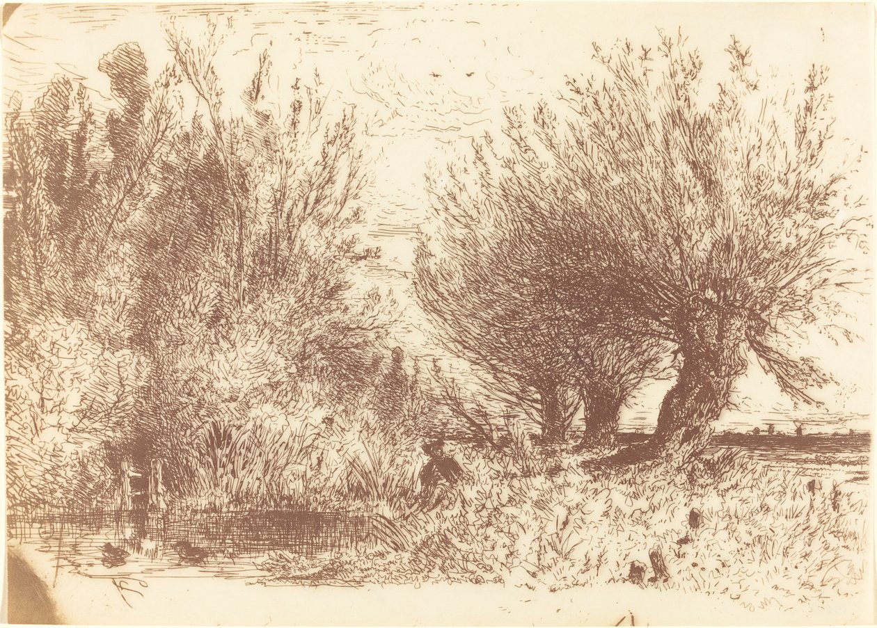 Sponde di un fiume da Paul Huet
