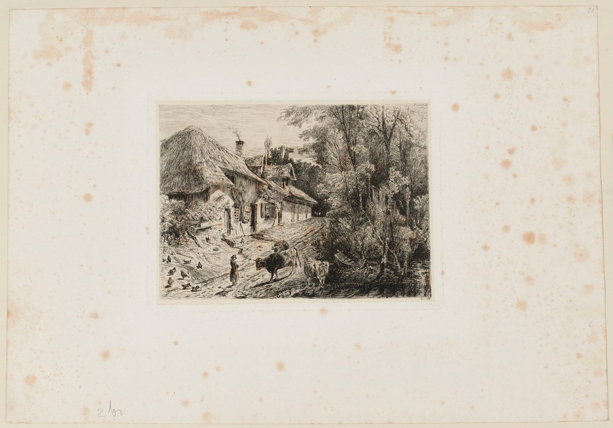 Capanna della vecchia Trouville. Beraldi 82 IFF 32 da Paul Huet