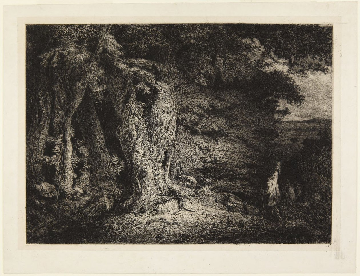 Ingresso nella foresta, o Il folto da Paul Huet