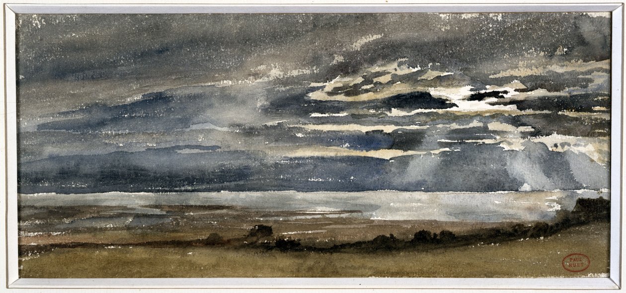 Sole al tramonto da Paul Huet