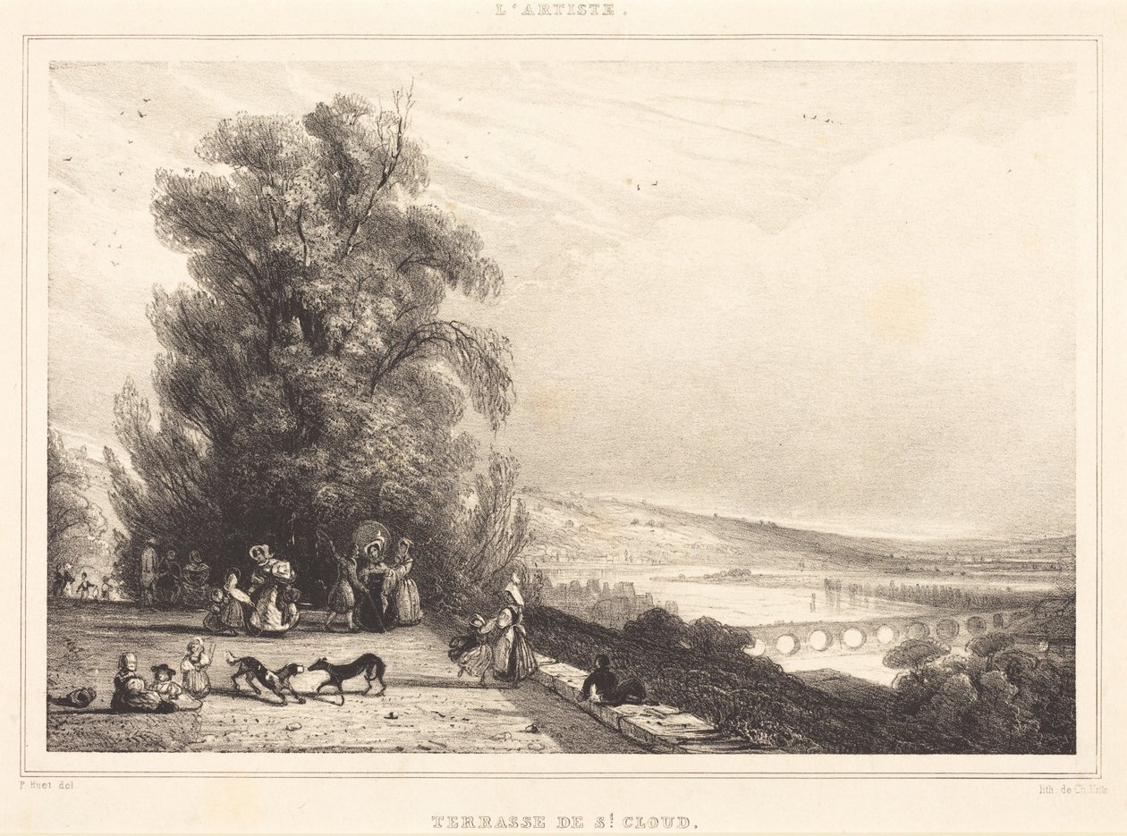 Terrazza di Saint-Cloud da Paul Huet