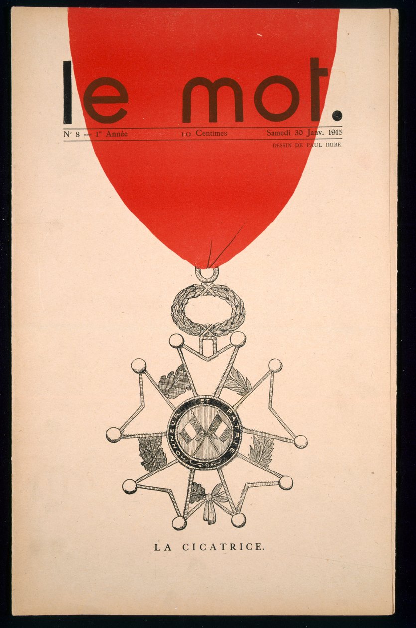 La cicatrice, copertina di 