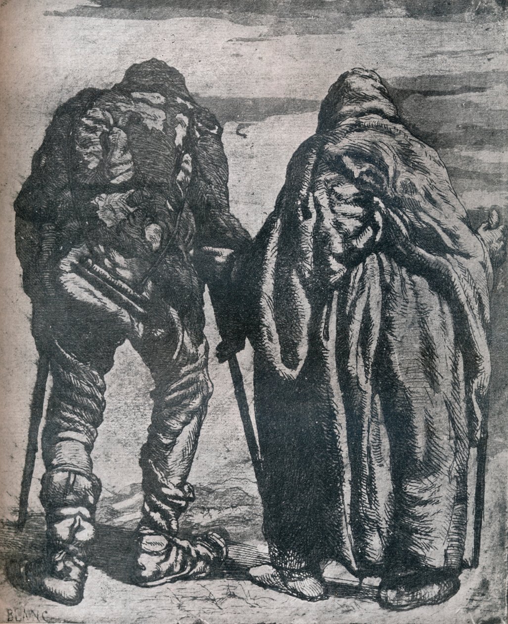 Vagabondi, XIX secolo, 1924 da Paul Joseph Blanc