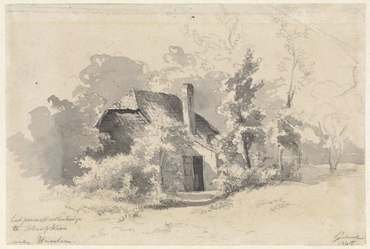 Casa delle frittelle De Schaapskooi vicino a Haarlem da Paul Joseph Constantin Gabriel