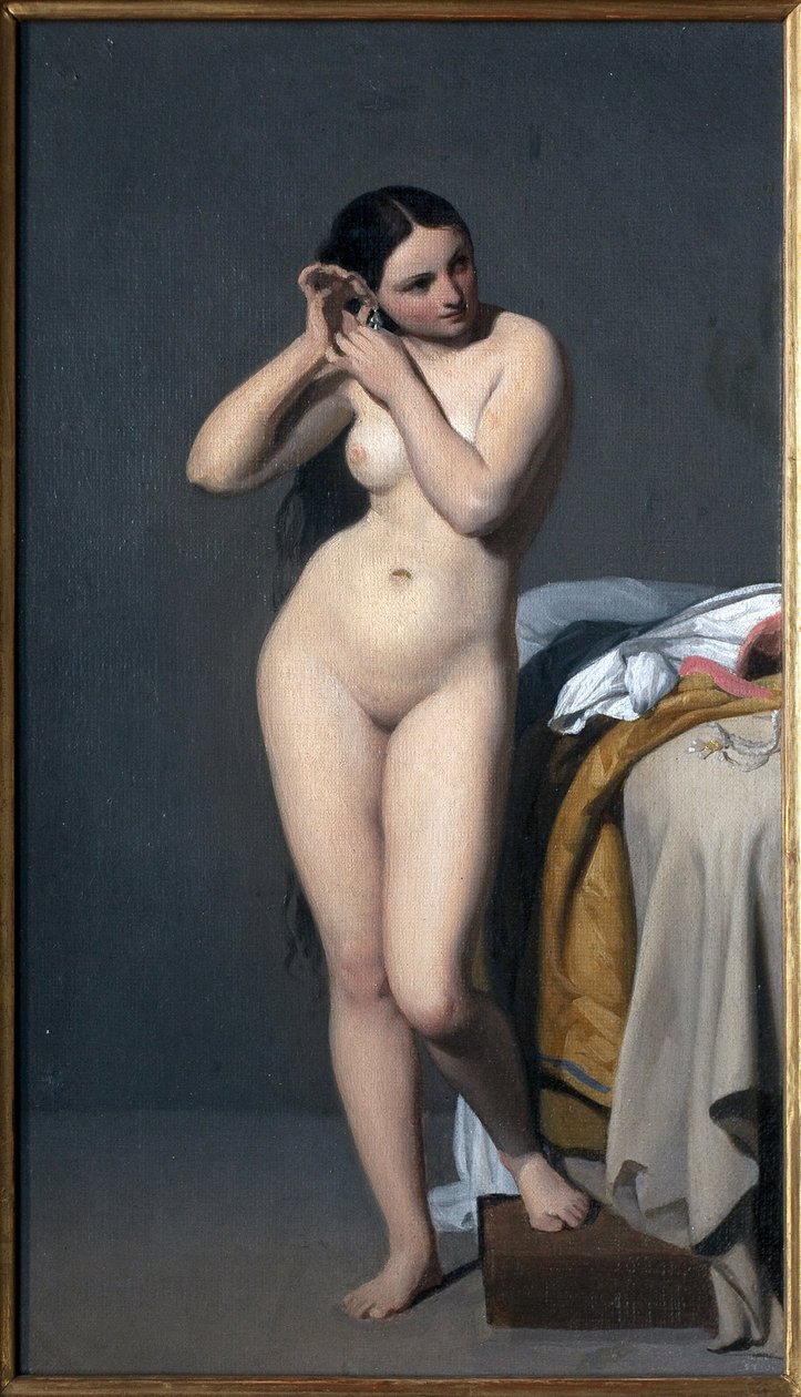 Nudo alla console da Paul Jourdy