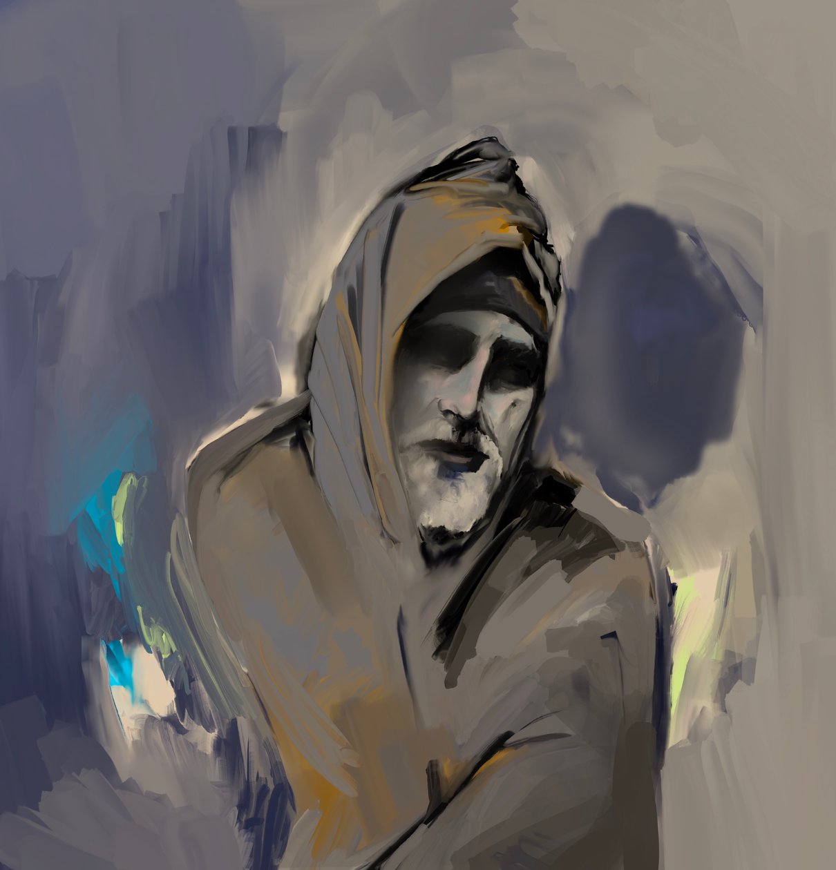Prometeo, 2024 (arte digitale) da Paul Kempton