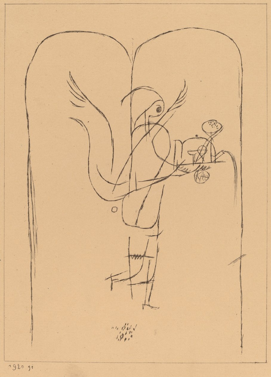 Un genio serve una piccola colazione da Paul Klee