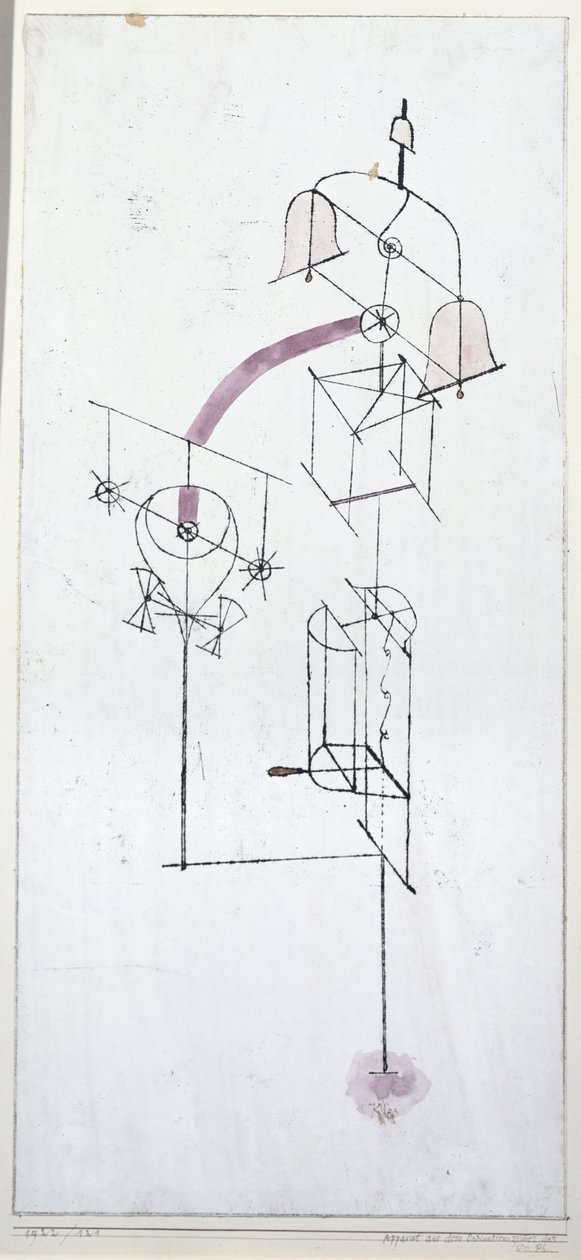 Apparecchiatura dalla sala di consultazione del Dr. Ph. da Paul Klee