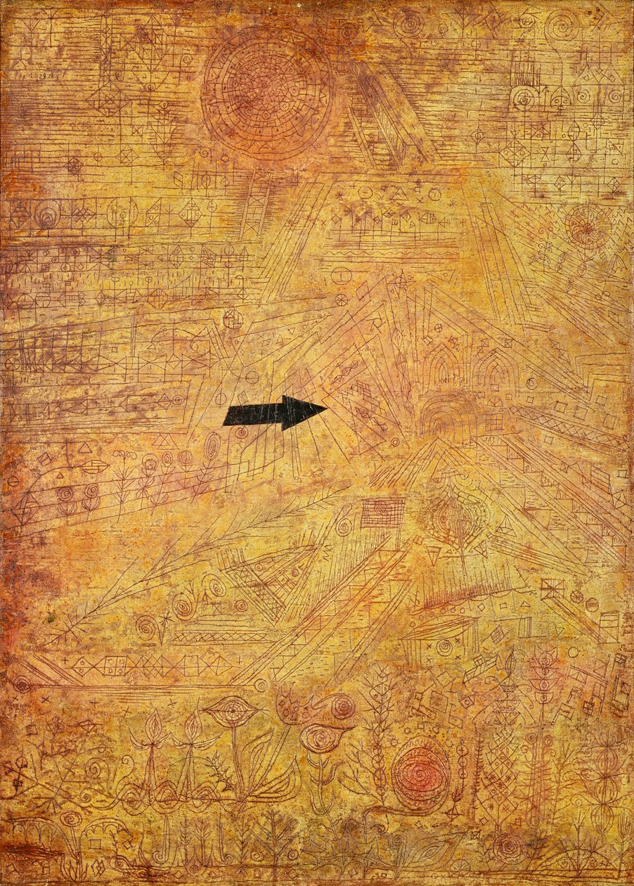 Freccia nel giardino da Paul Klee