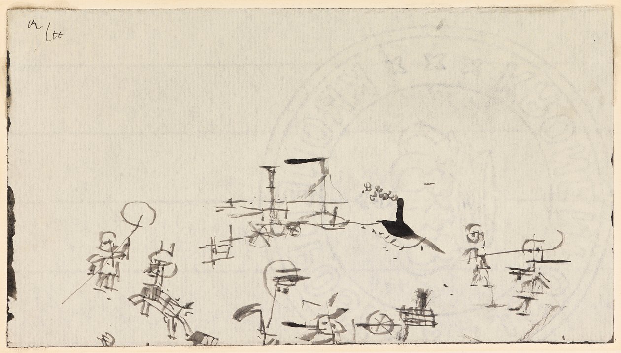 Spiaggia animata da Paul Klee