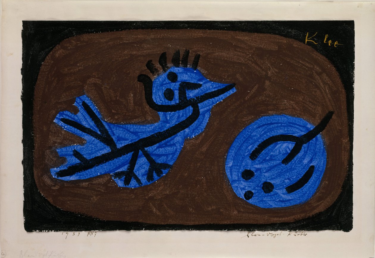 Uccello Blu-Zucca da Paul Klee