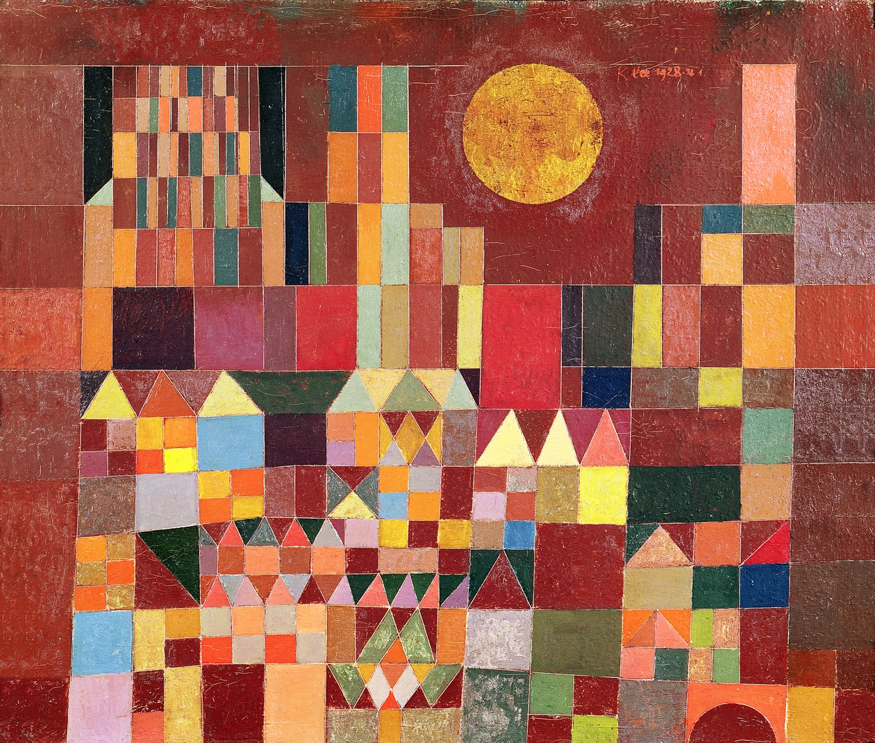 Castello e sole da Paul Klee