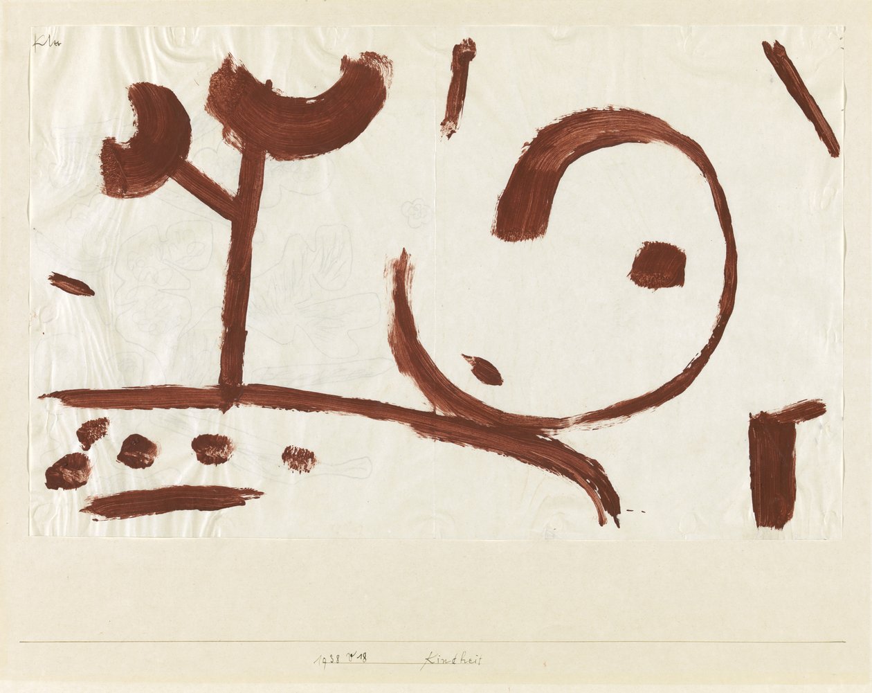 Infanzia, 1938 da Paul Klee