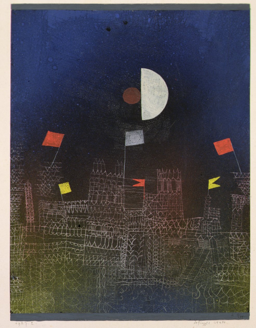 Città con Bandiere da Paul Klee