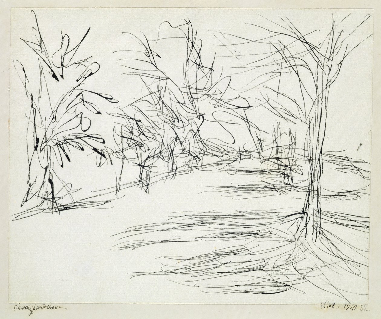 Strada di campagna verso Schwaing da Paul Klee