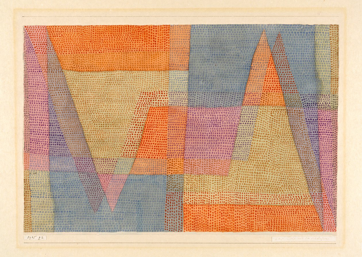 Das Licht und die Schärfen, 1935 da Paul Klee