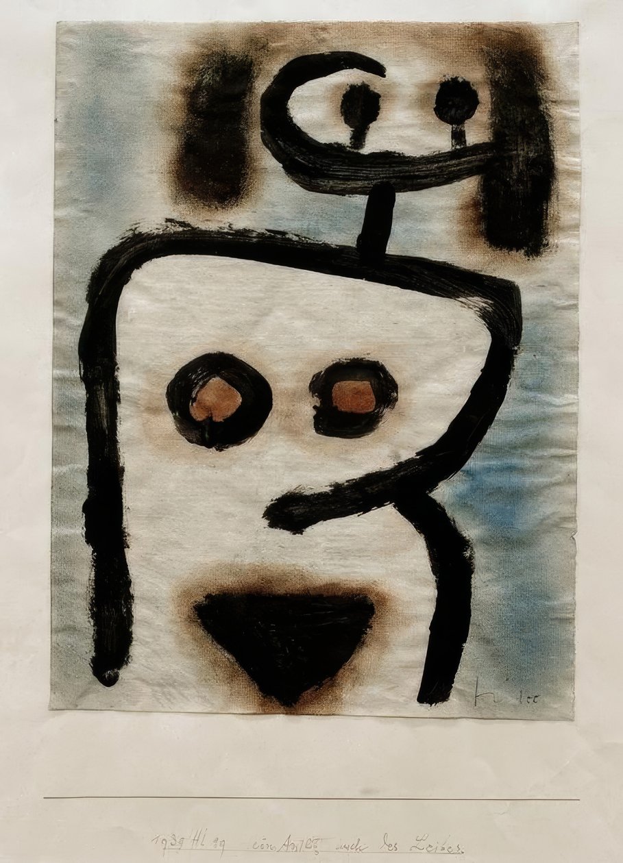 Un volto anche del corpo da Paul Klee