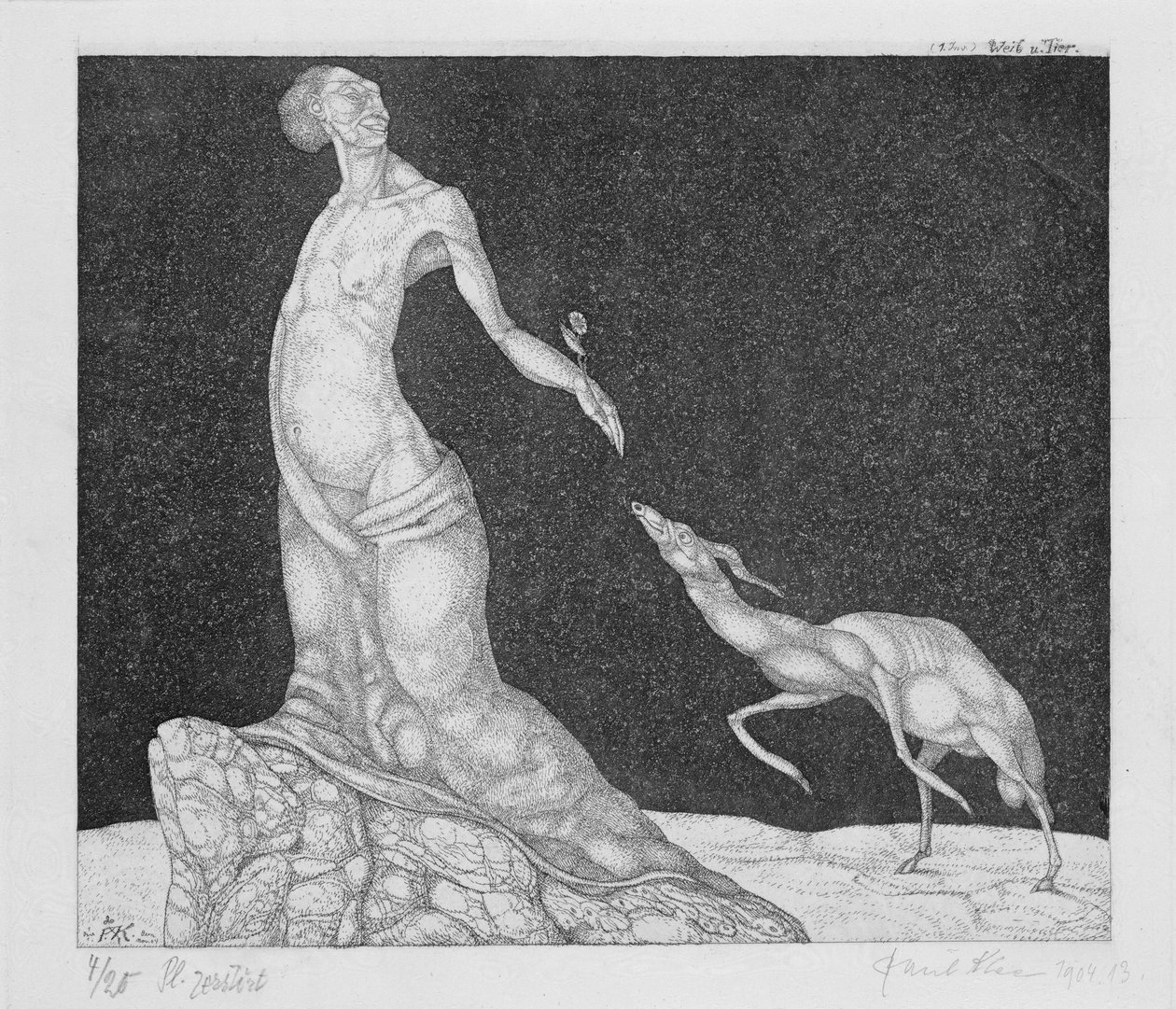 Fiore e animale da Paul Klee