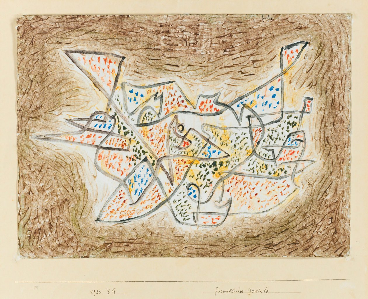 Freundliches Gewinde, 1933 da Paul Klee