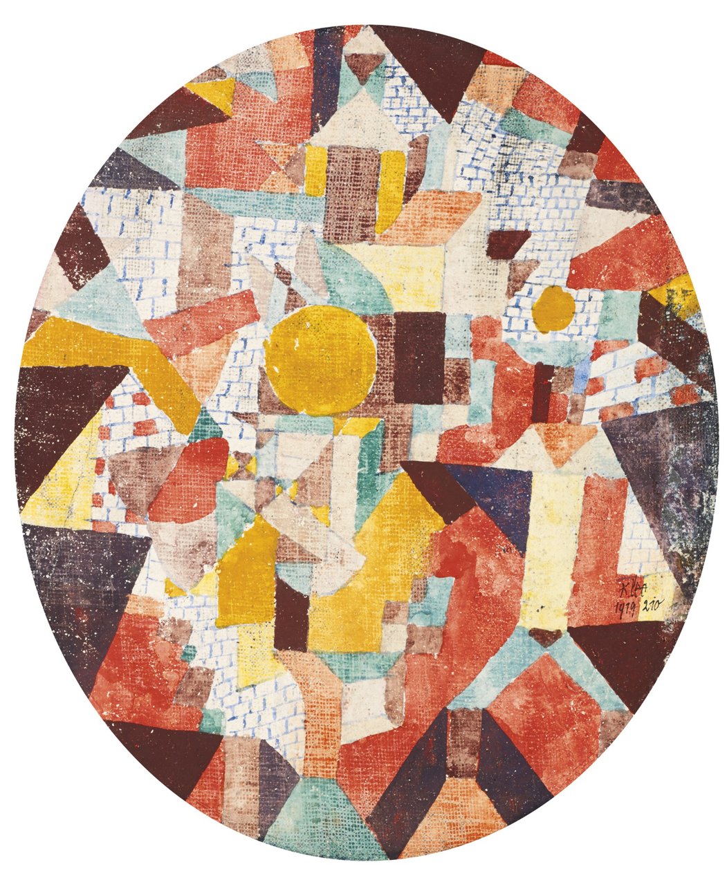 Luna piena entro le mura da Paul Klee