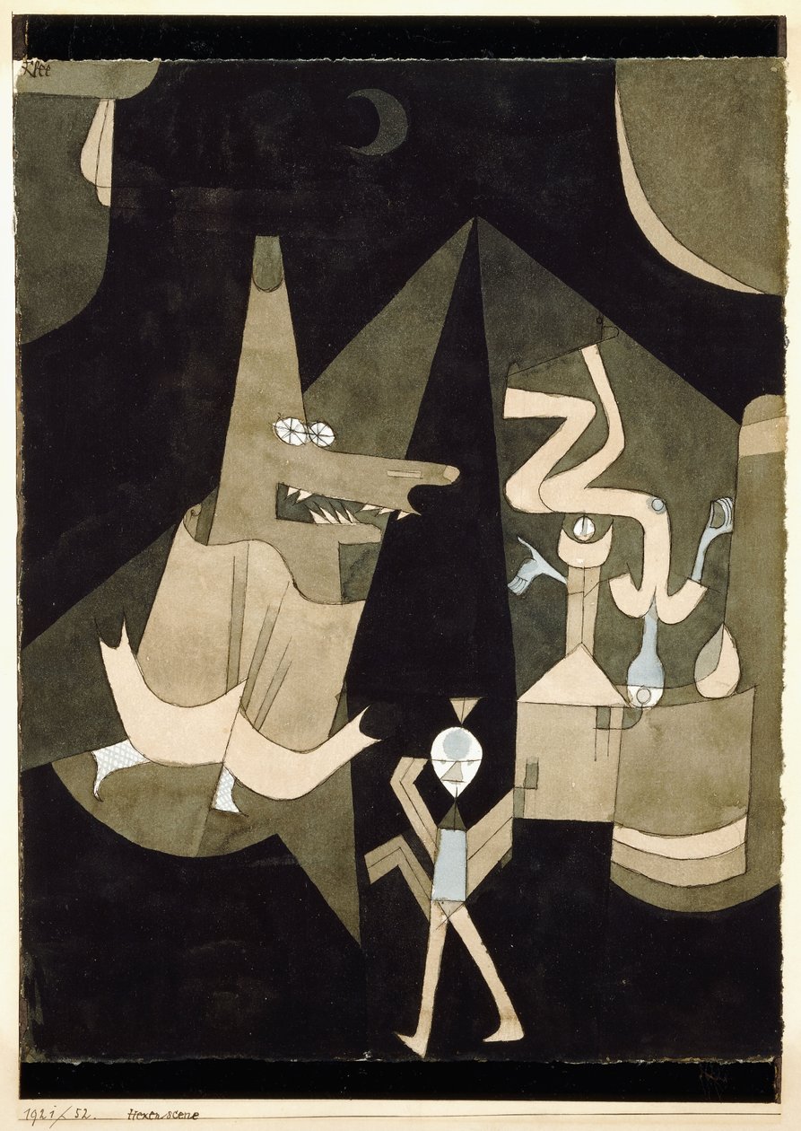 Scena di streghe da Paul Klee