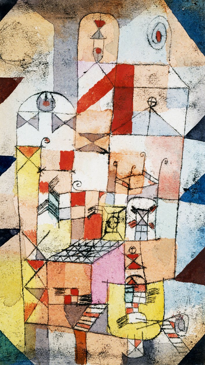 Interno di una casa, c.1919 da Paul Klee