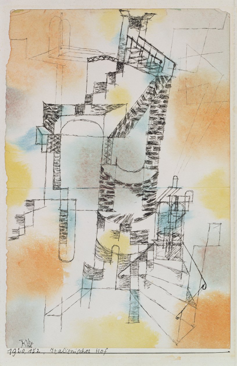 Cortile italiano da Paul Klee