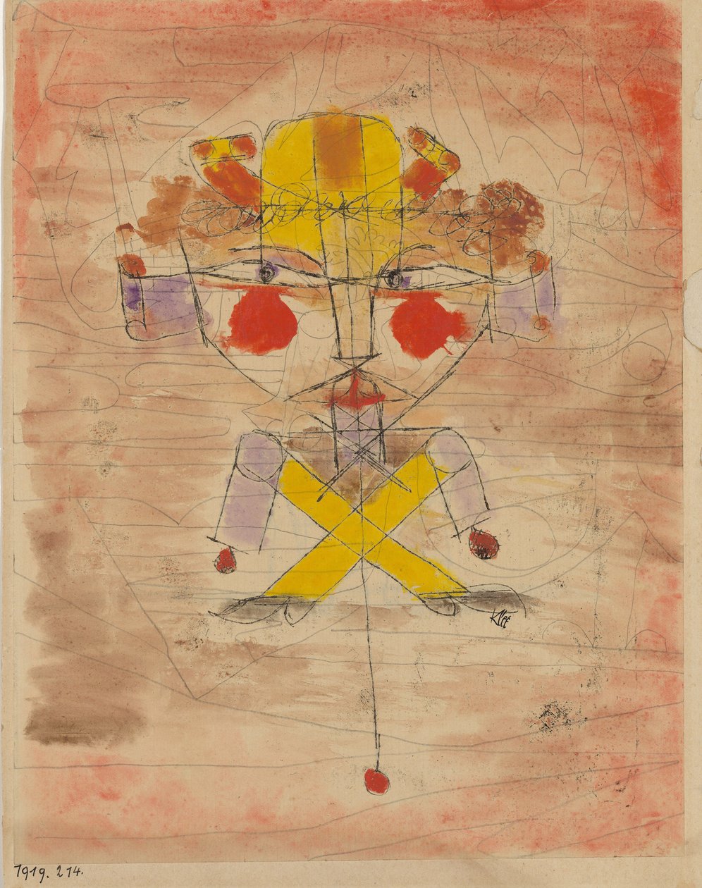 Jumping Jack, 1919 da Paul Klee