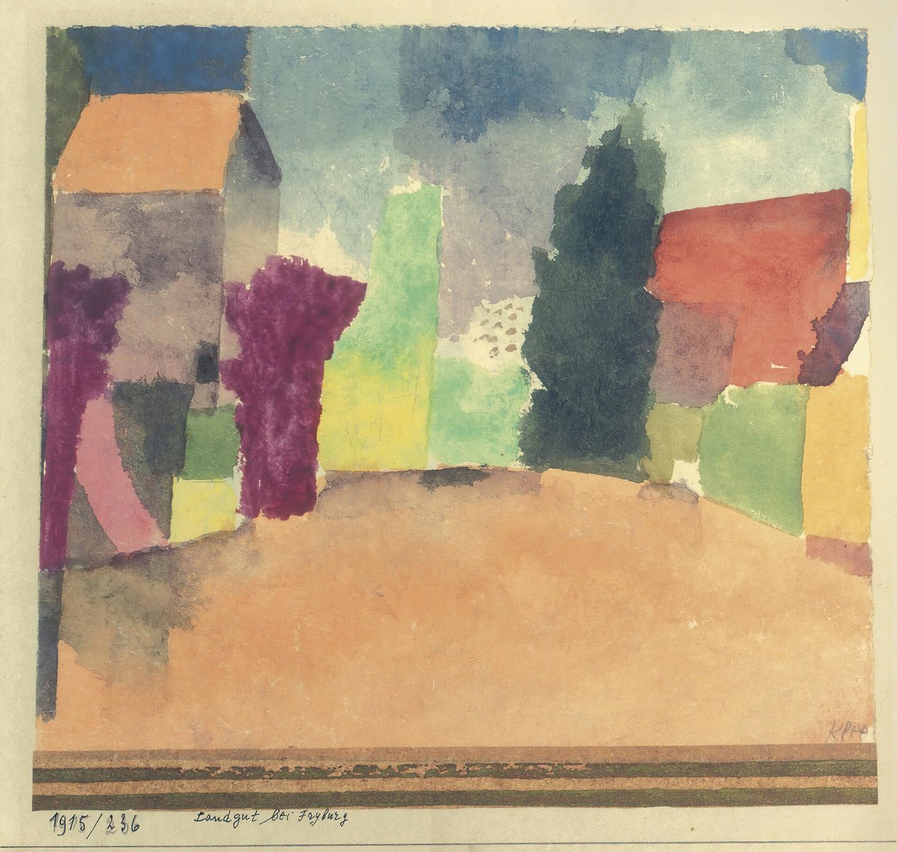 Casa di campagna vicino a Friburgo da Paul Klee