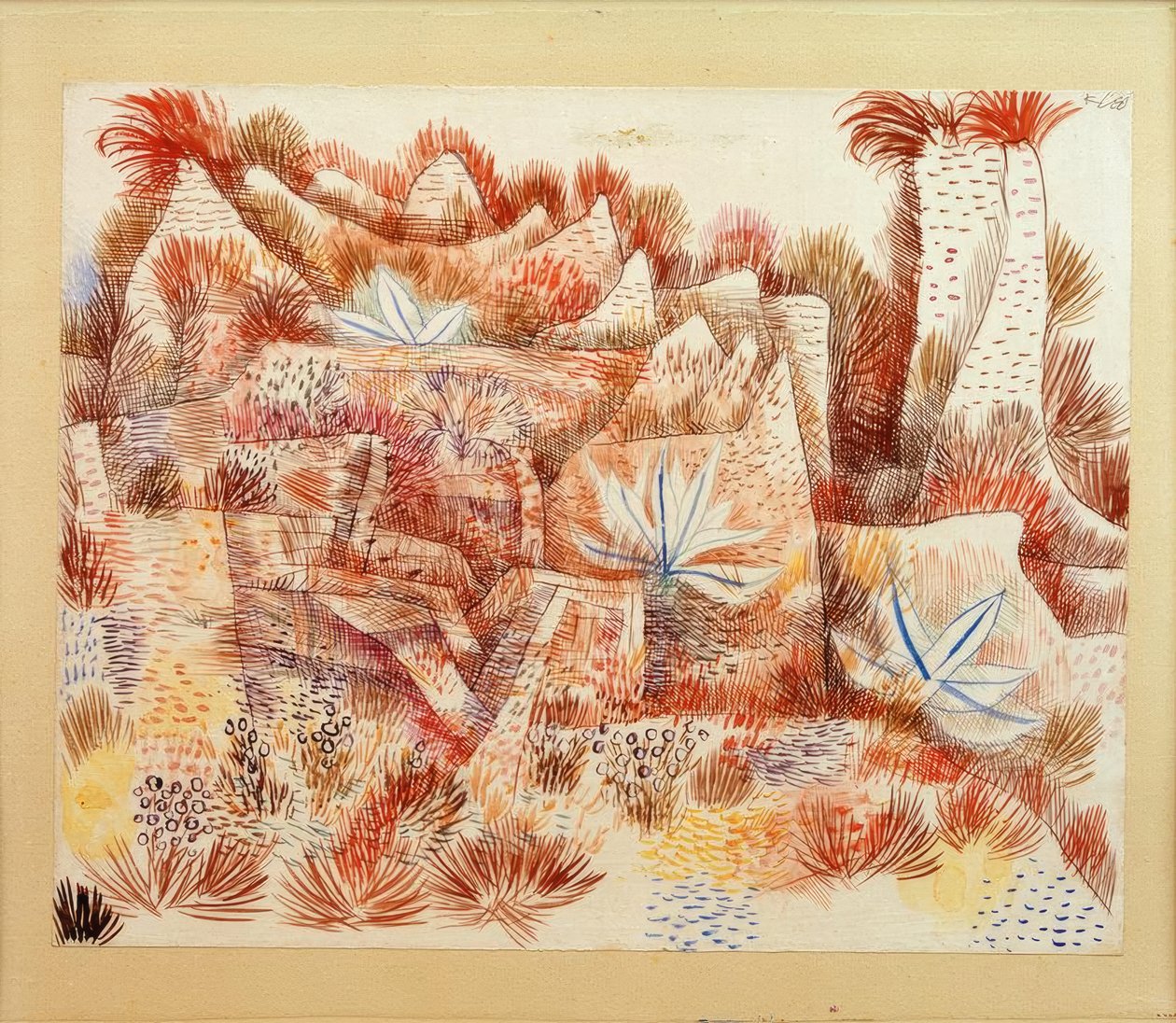 Paesaggio con agavi da Paul Klee