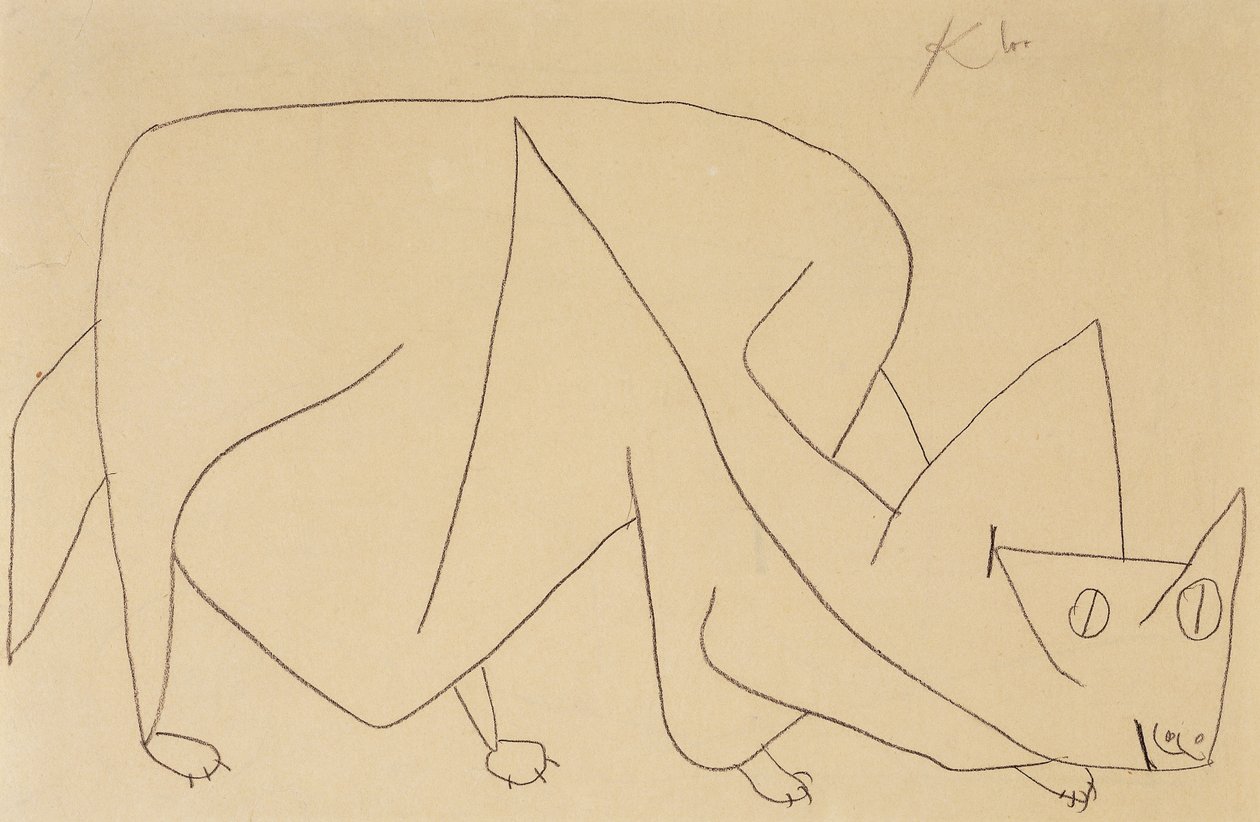 Gatto in Agguato da Paul Klee