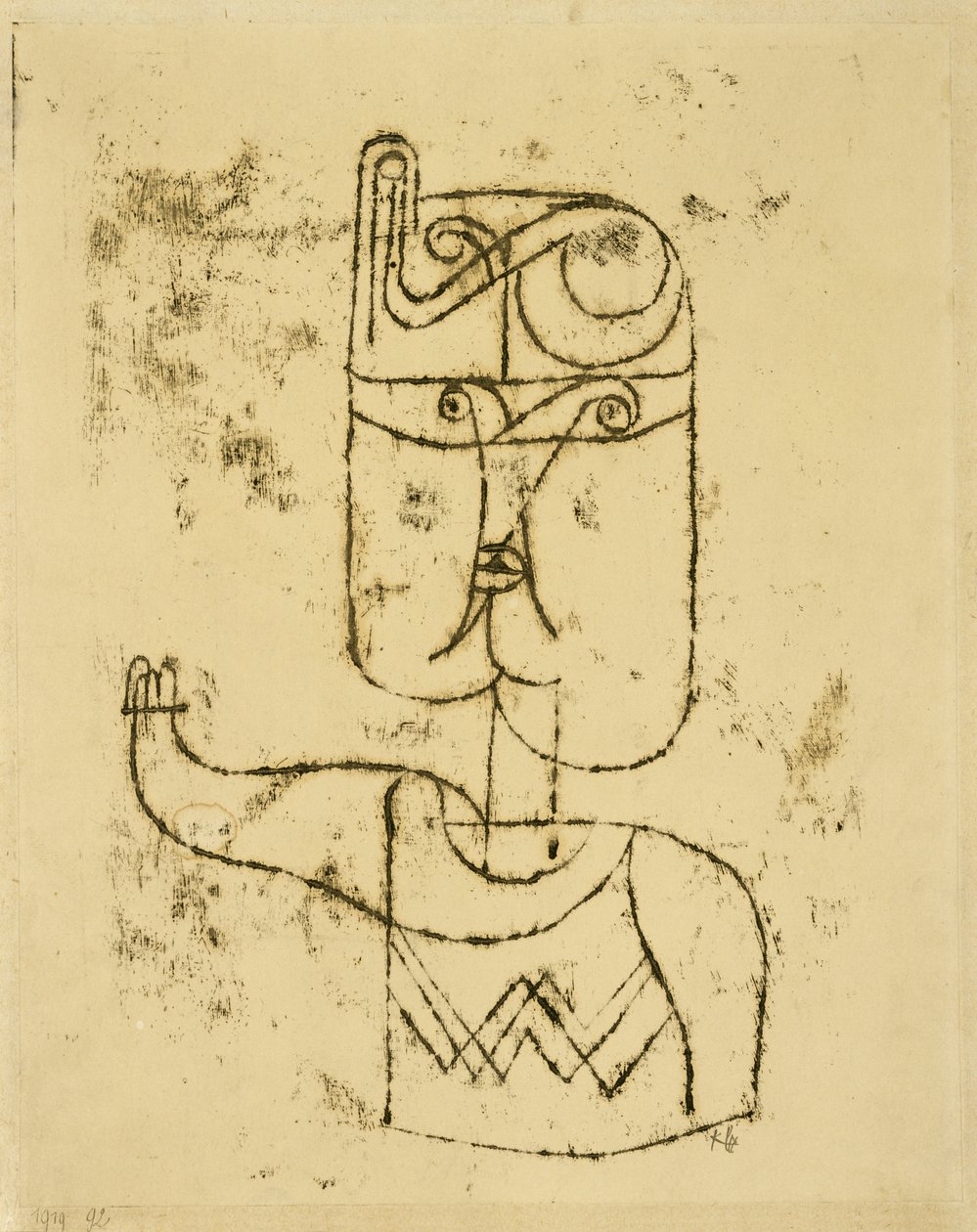 Ritratto matematico. 1919 da Paul Klee