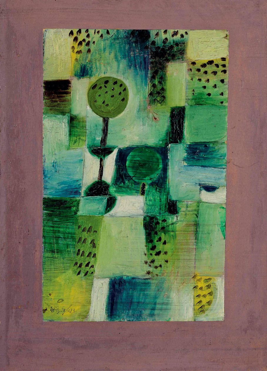 Parkbild bei Regen, 1920 da Paul Klee