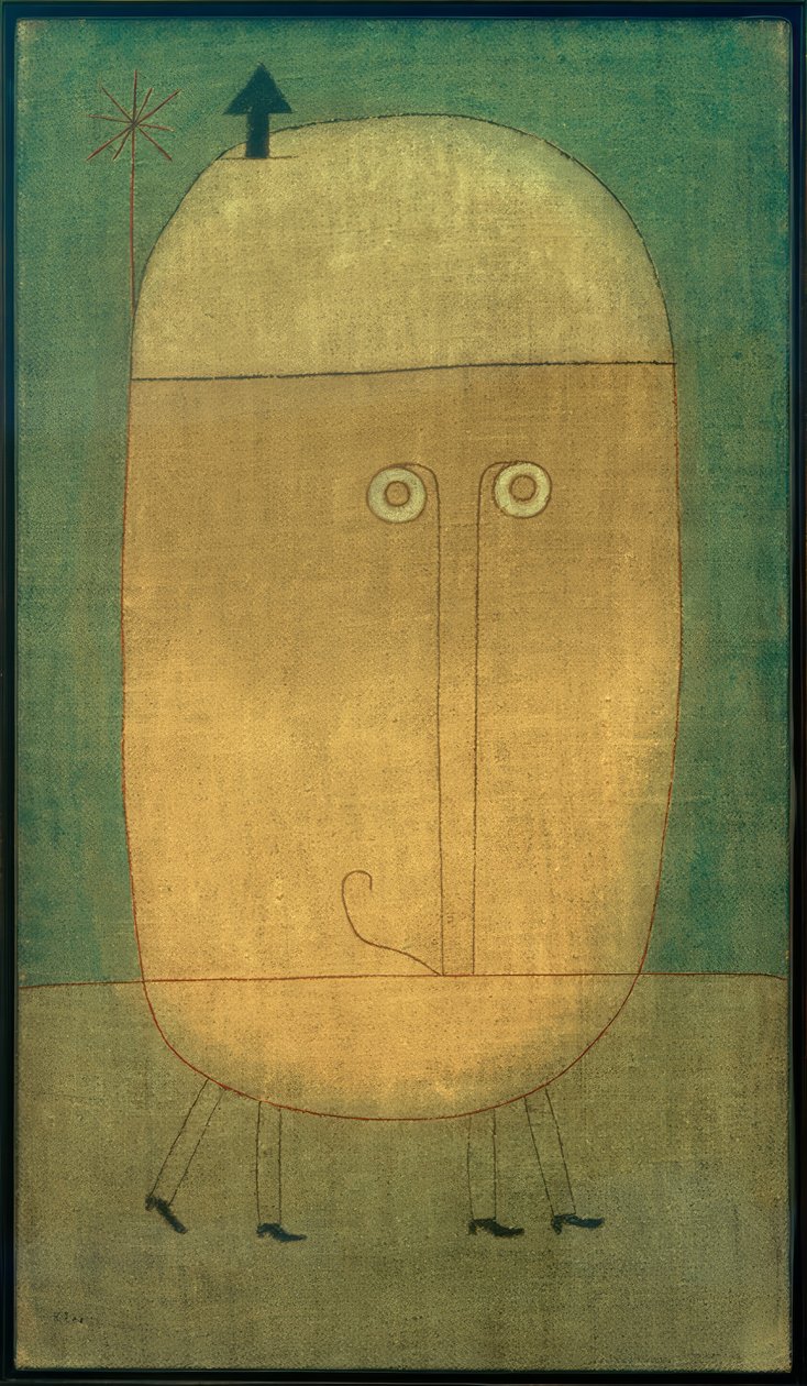 Maschera della paura da Paul Klee