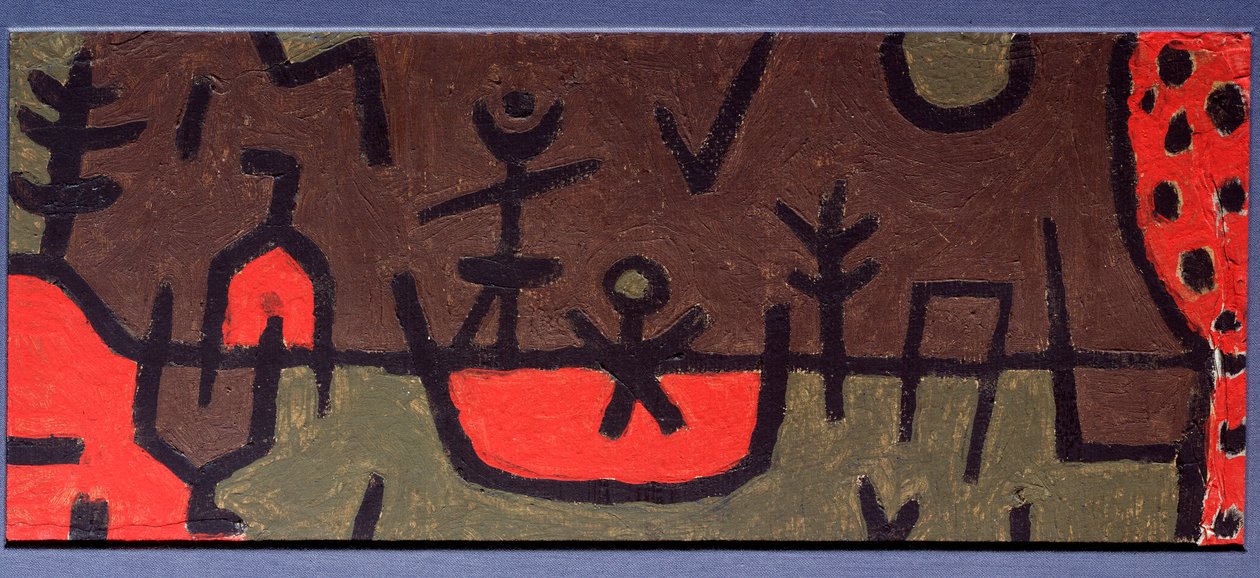Stagno in un parco da Paul Klee