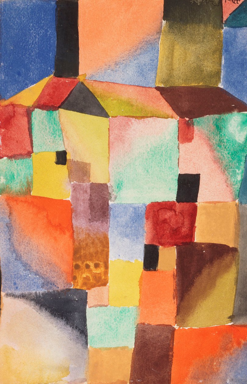 Rosso/Verde Arancione/Blu da Paul Klee