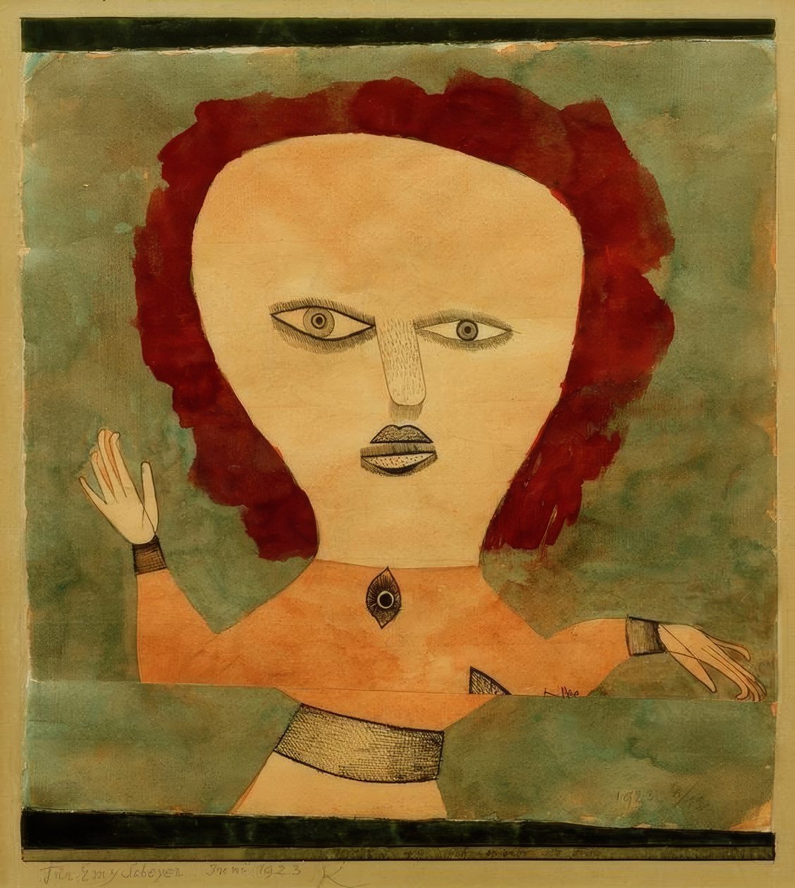 Attore come donna da Paul Klee