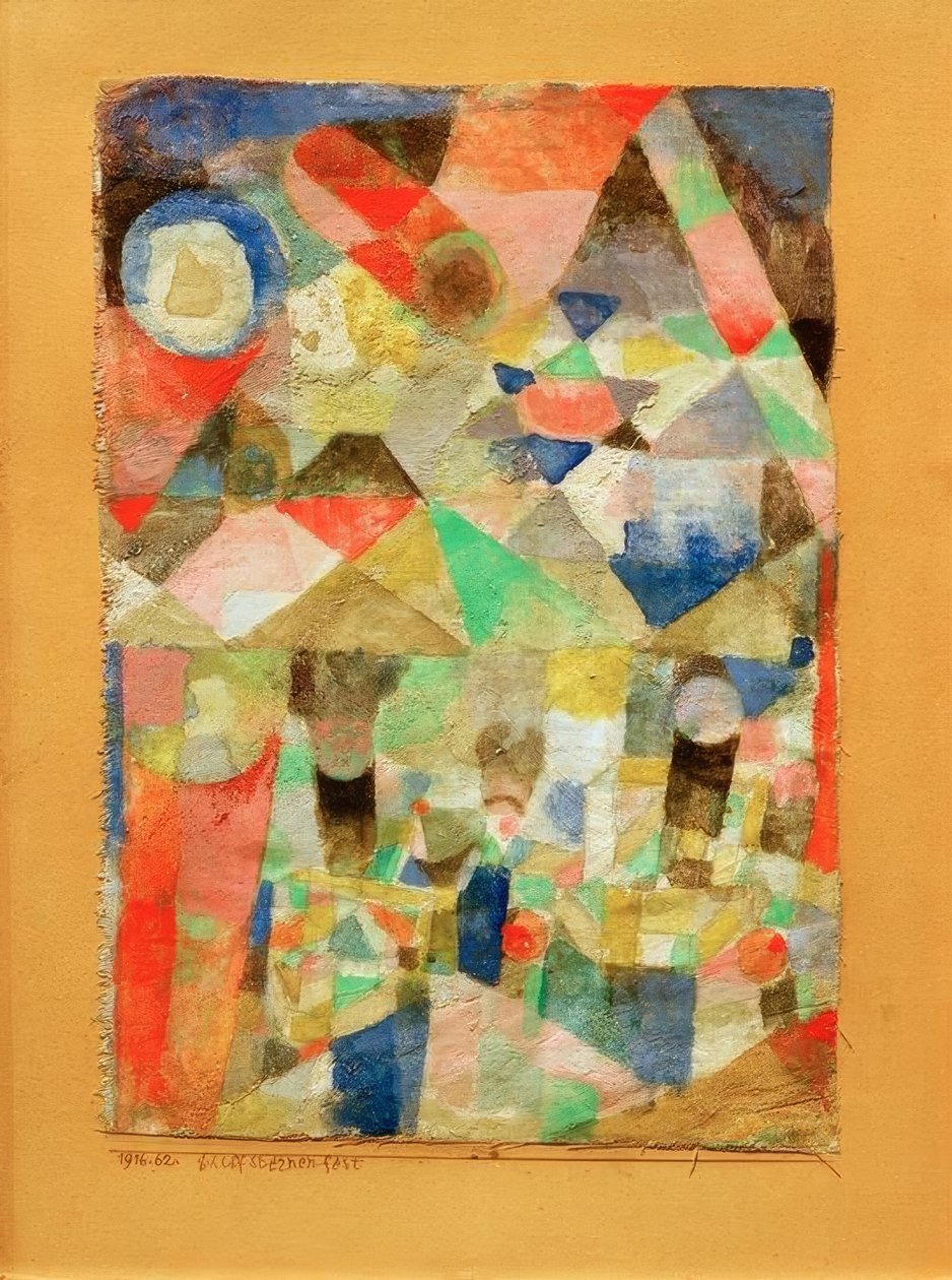Festa delle stelle delle navi da Paul Klee