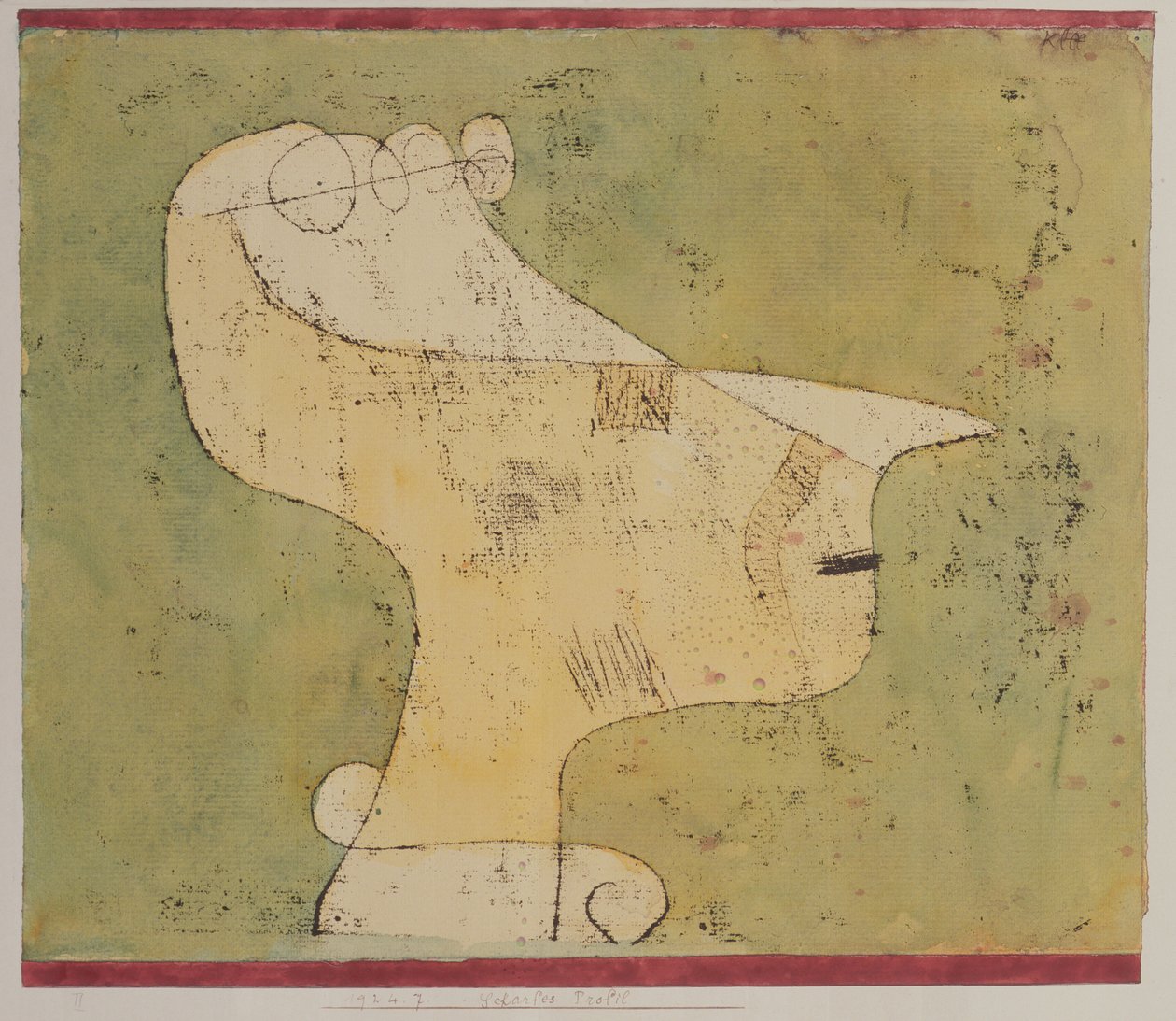 Profilo affilato da Paul Klee